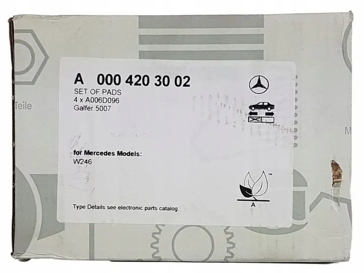 Bremsesett foran OEM Mercedes-Benz 295mm Image 3