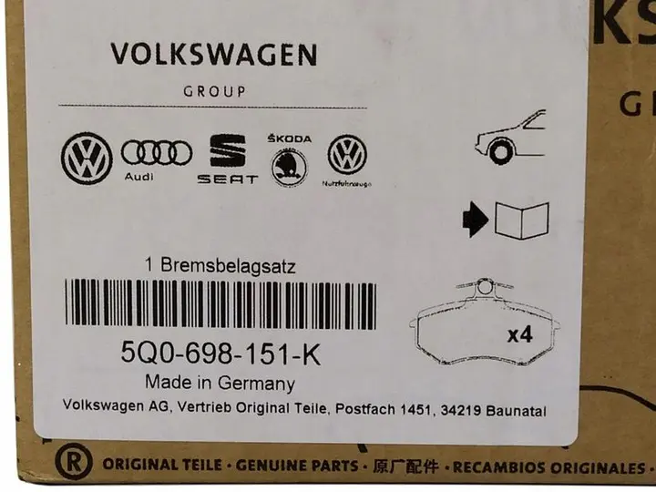 Bremsesett foran OEM VW 340mm Image 5