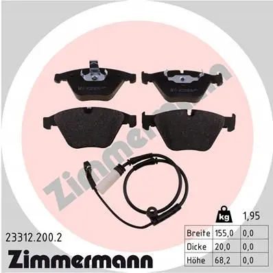 Bremsesett foran ZIMMERMANN BMW 5 (E60/E61) / BMW 6 (E63/E64) – bilde 6