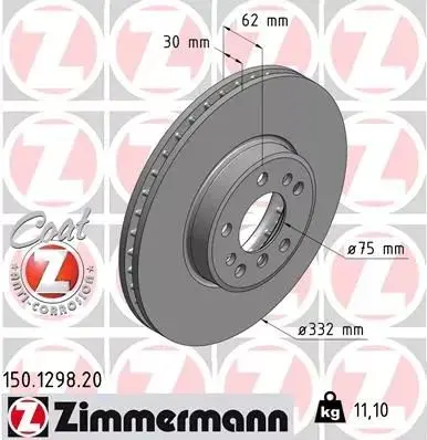 Bremsesett foran ZIMMERMANN BMW X3 (E83) / BMW X5 (E53) Image 6
