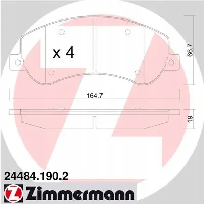 Bremsesett foran ZIMMERMANN VW Amarok - 303mm – bilde 3