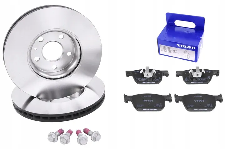 Bremsesett (klosser + skiver) foran Volvo Genuine® S60 S90 V60 V90 2017- │ 16" (OE 31423722, 31658359)