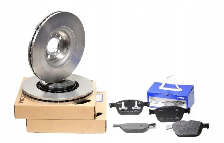 Bremsesett (klosser + skiver) foran Volvo Genuine® S60 S90 V60 V90 XC60 2017- │ 17" (OE 31665446, 32373348)