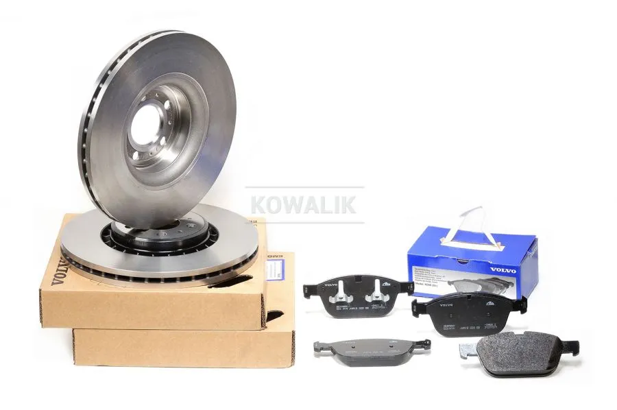 Bremsesett (klosser + skiver) foran Volvo Genuine® XC60 2015-2017 (OE 31423305, 32373191)