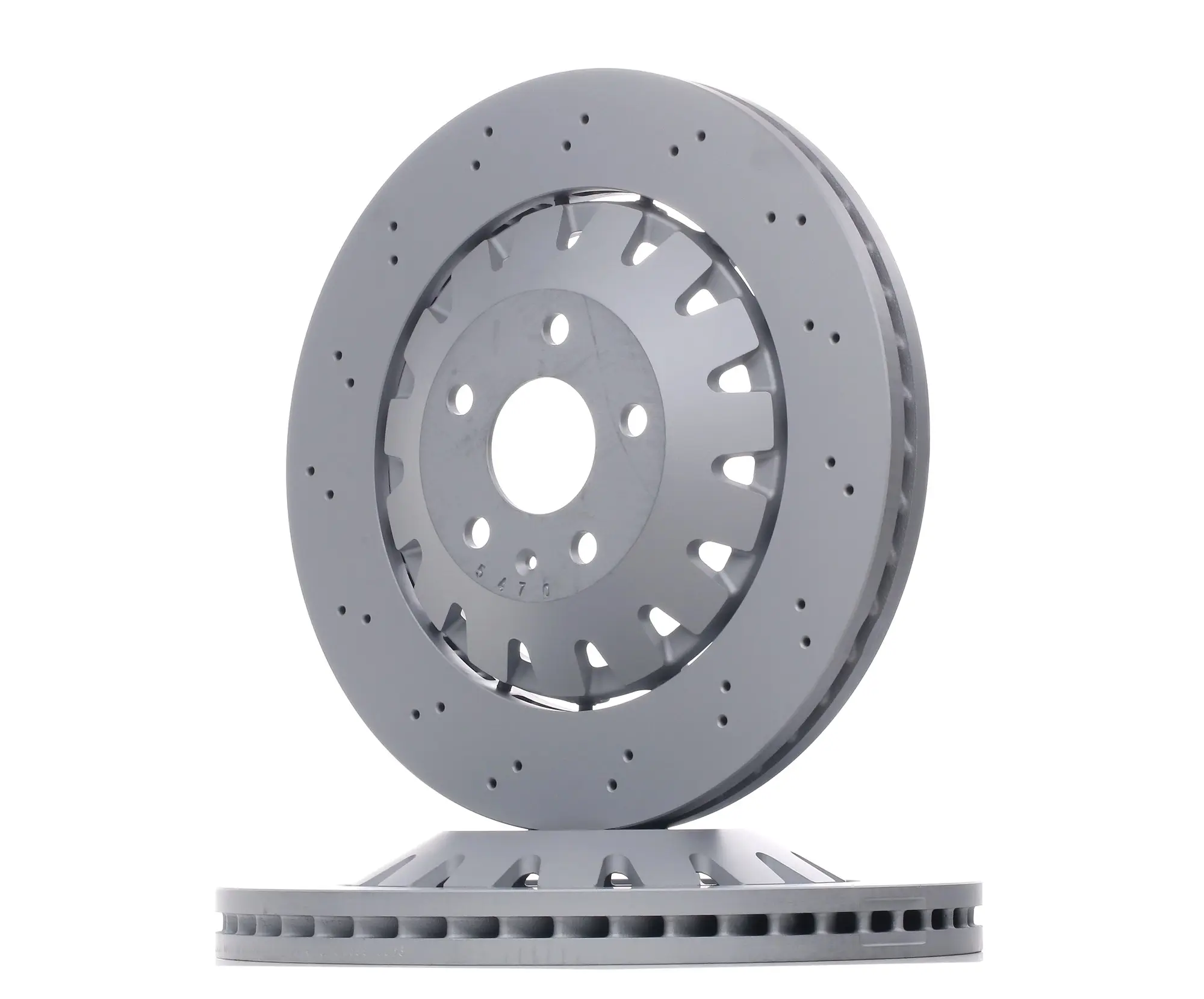 Bremseskive Audi RS3 (8V) Quattro │ framaksel - Zimmermann Formula Z Brake Disc Perforated – bilde 2