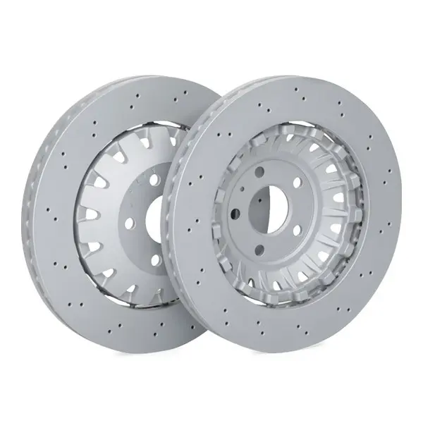 Bremseskive Audi RS3 (8V) Quattro │ framaksel - Zimmermann Formula Z Brake Disc Perforated – bilde 3