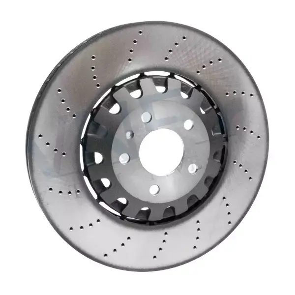 Bremseskive Audi RS4 B9 / RS5 Quattro │ framaksel - Genuine® Brake Rotor Disc Perforated Image 1