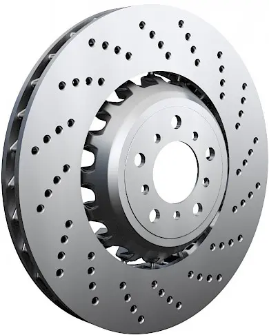 Bremseskive Audi RS4 / RS5 Quattro │ framaksel - Zimmermann Formula Z Brake Disc Perforated – bilde 2