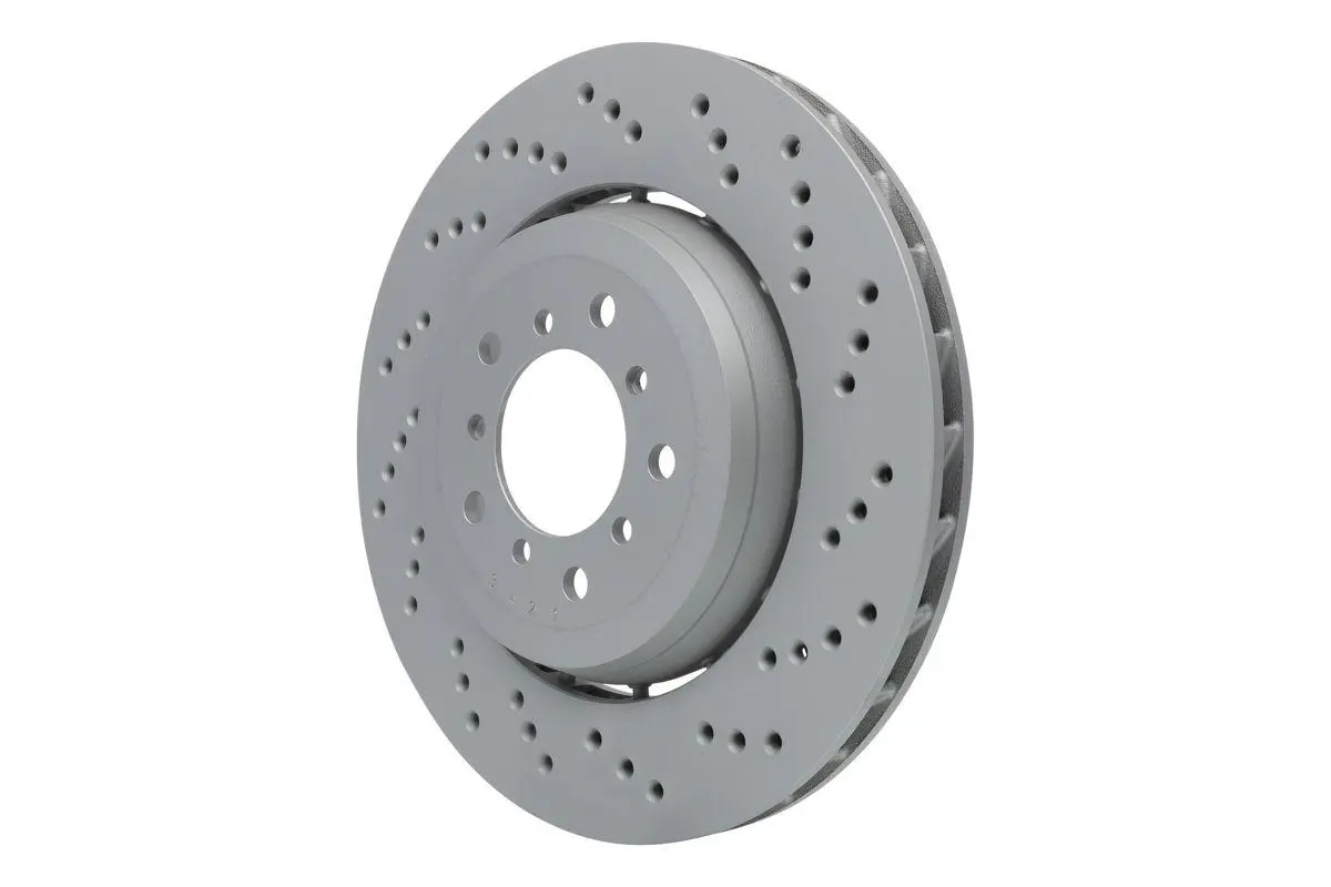Bremseskive BMW M3 (E46) / M32 Z3 Z4 (E85/E86) │ framaksel høyre - ATE Brake Disc Perforated / Vented, Two-piece brake disc Image 6