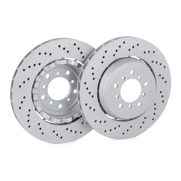 Bremseskive BMW M3 (E46) / M32 Z3 Z4 (E85/E86) │ framaksel venstre - ATE Brake Disc Perforated / Vented, Two-piece brake disc Image 3
