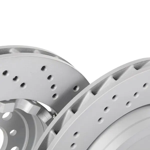 Bremseskive BMW M3 (E46) / M32 Z3 Z4 (E85/E86) │ framaksel venstre - ATE Brake Disc Perforated / Vented, Two-piece brake disc Image 4
