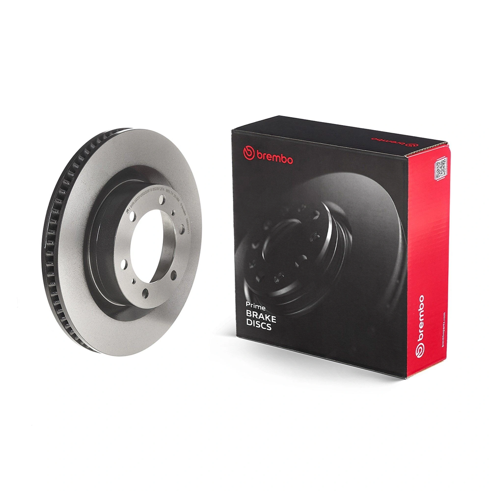 Bremseskive foran Toyota Land Cruiser J50 │ Brembo innvendig ventilert, Ø: 338mm, belagt Prime