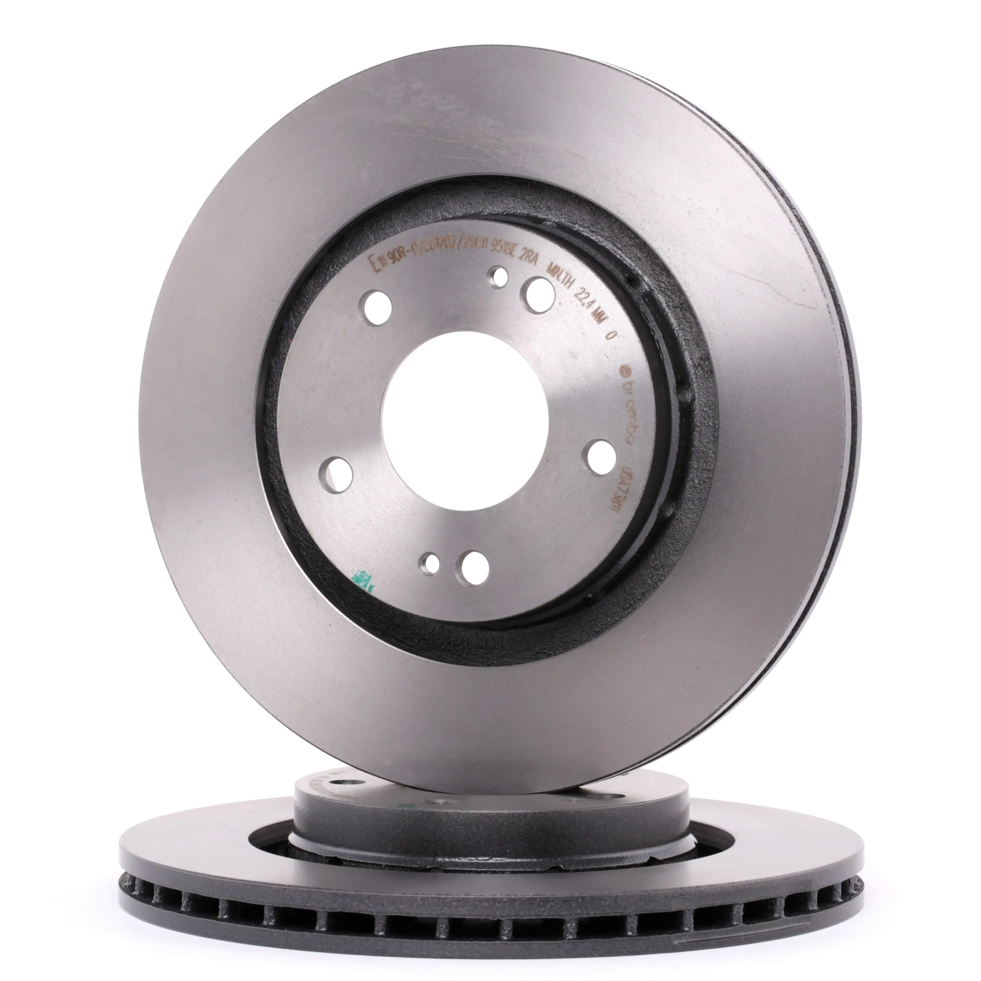 Bremseskive Mitsubishi Outlander │ framaksel - Brembo Coated Disc Line - 1 stk. – bilde 2