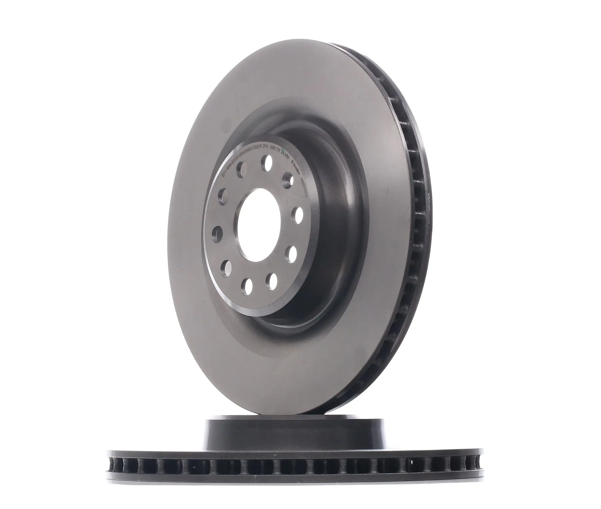 Bremseskive Tesla Model S / Model X │ bakaksel - 365mm Brembo Coated Disc Line – bilde 2