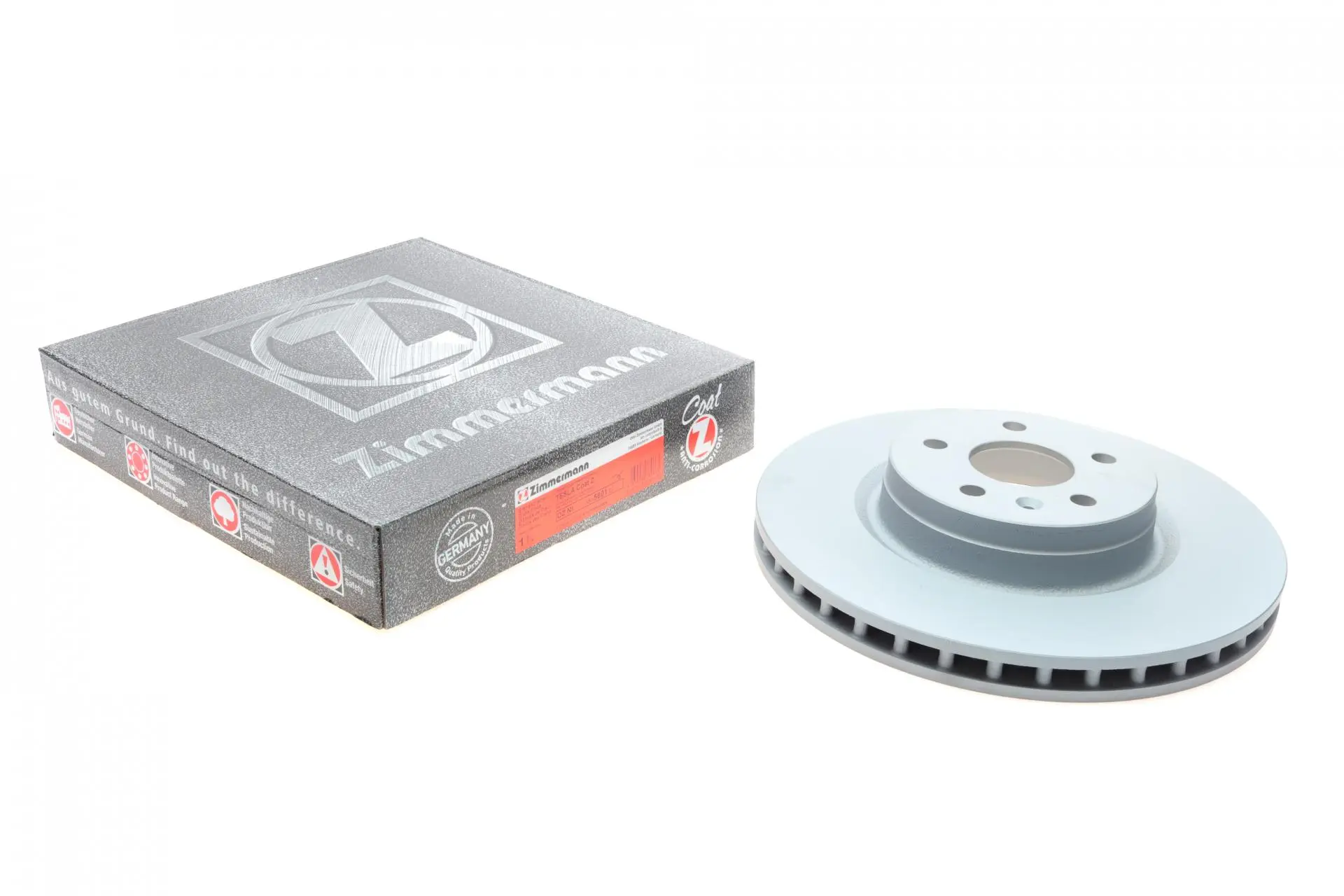Bremseskive Tesla Model S / Model X │ framaksel - Zimmermann Coat Z  Brake Disc