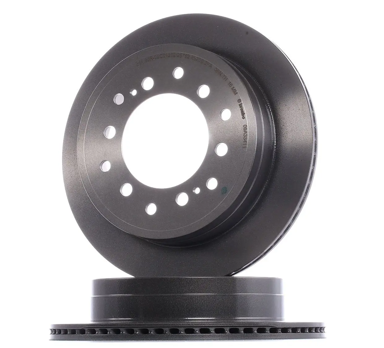 Bremseskive Toyota Land Cruiser / Lexus GX │ bakaksel - Brembo Coated Disc Line – bilde 2
