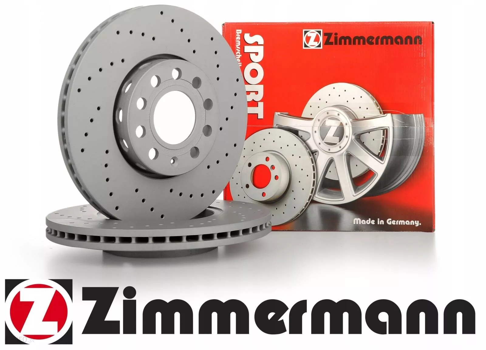 Bremseskiver sett ZIMMERMANN Jaguar I-Pace Electric 350mm