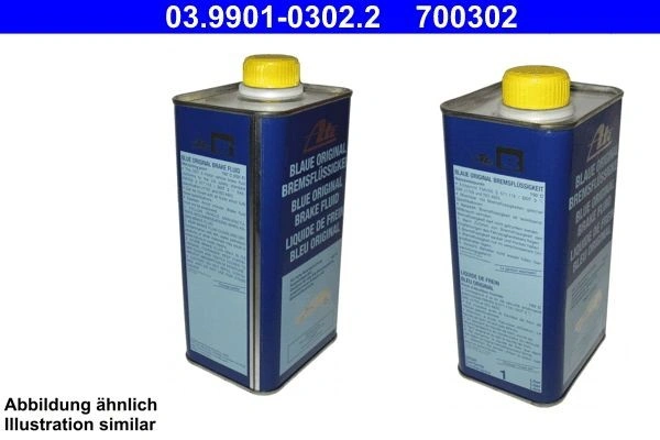 Bremsevæske ATE DOT 3 Blue │  brake fluid - 1000 ml – bilde 2