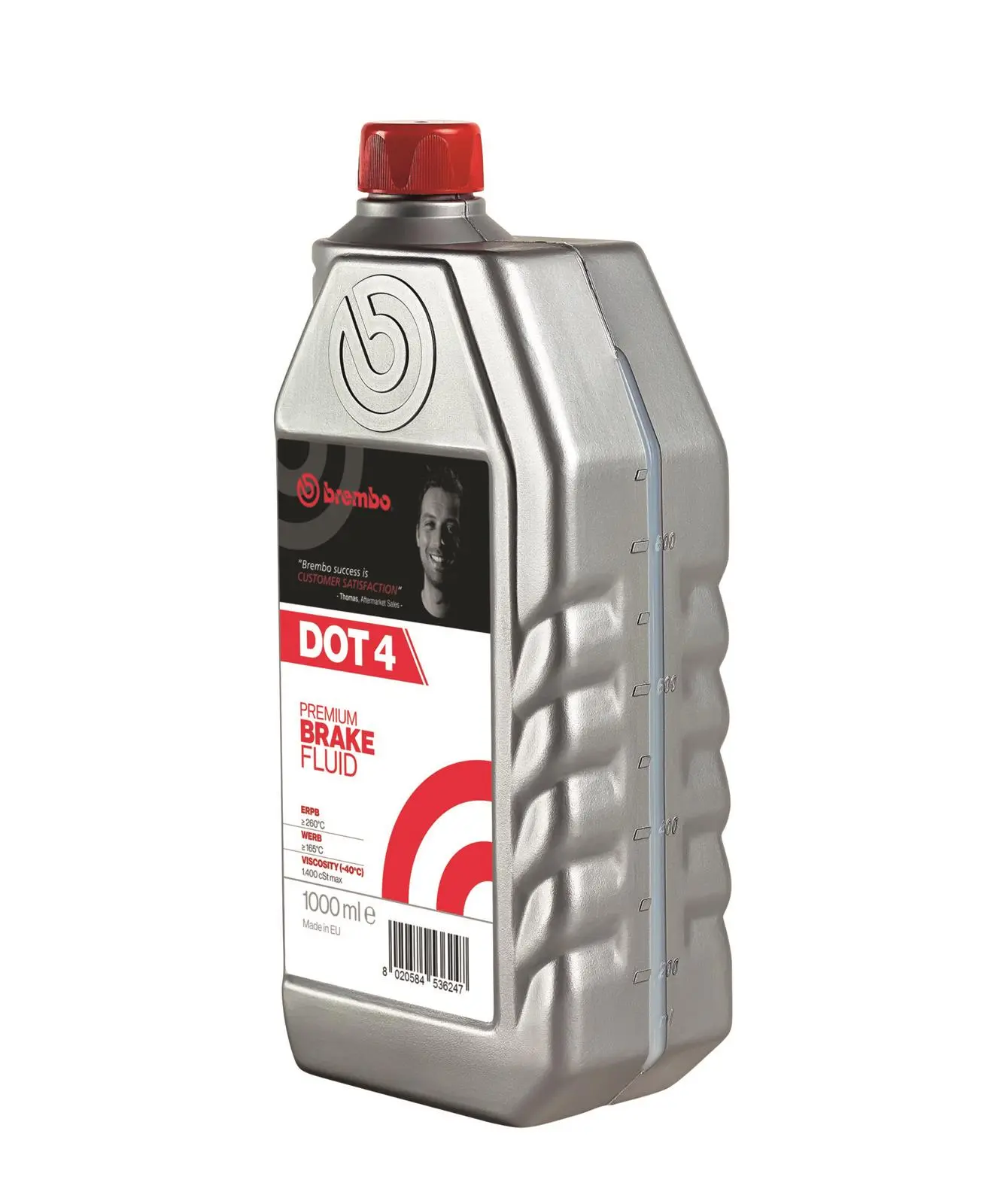 Bremsevæske DOT 4 Brembo │ Brake Fluid Premium ABS - 1L Image 1