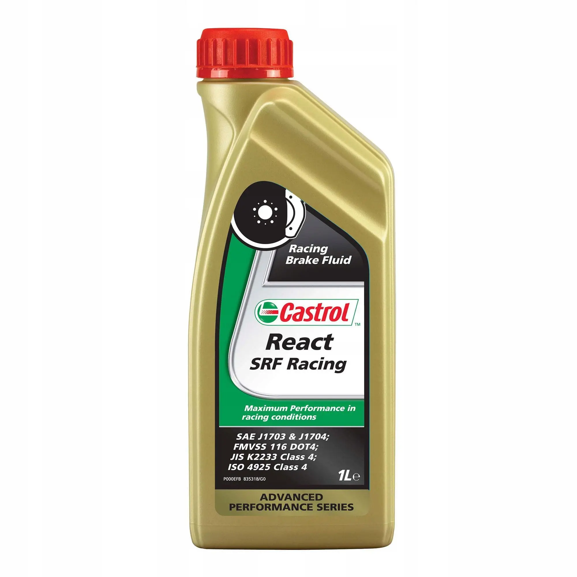 Bremsevæske DOT 4 Castrol React SRF Racing - 1L Image 1