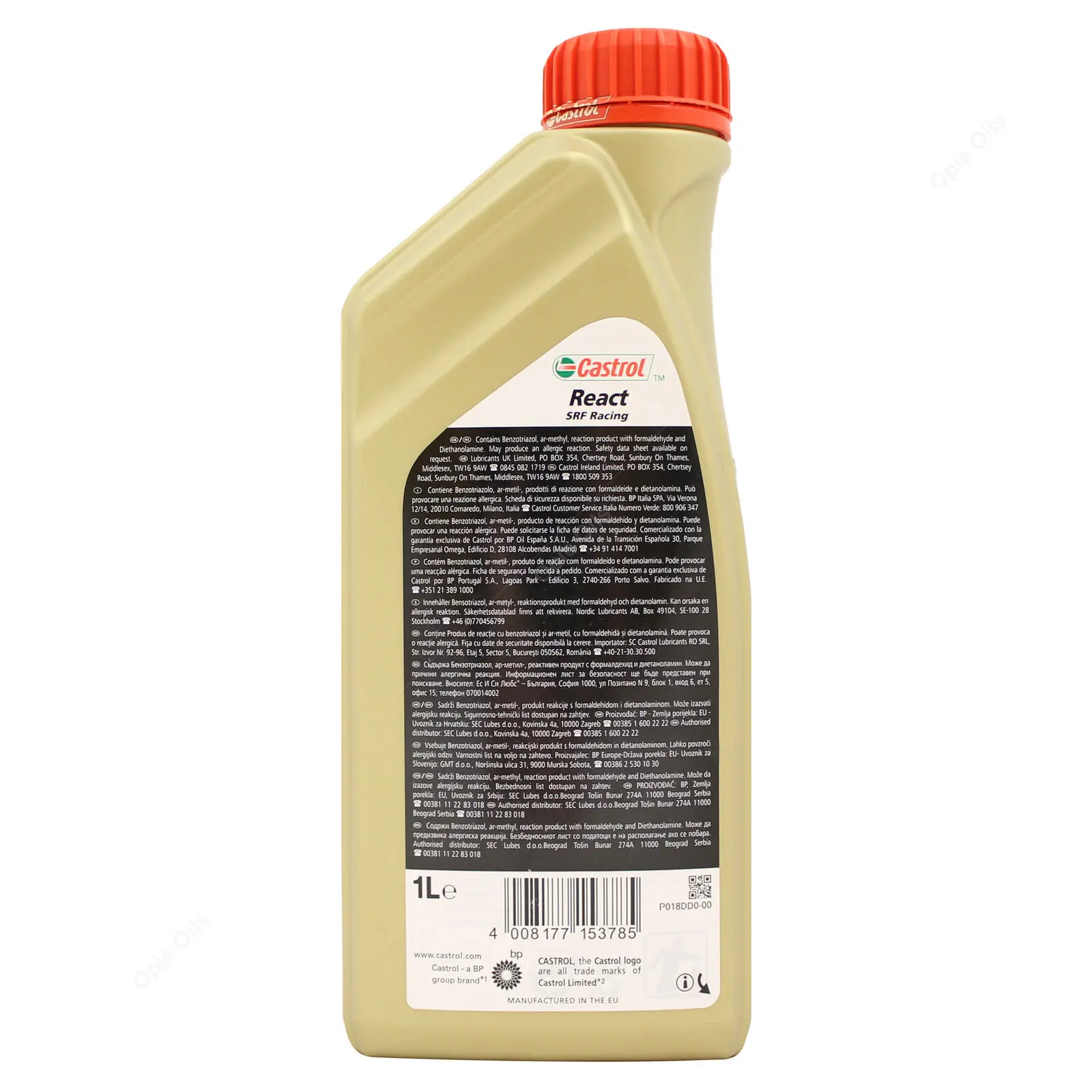 Bremsevæske DOT 4 Castrol React SRF Racing - 1L Image 5