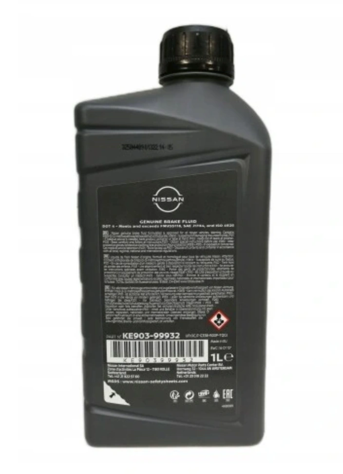 Bremsevæske DOT 4 Nissan | Genuine® Brake Fluid - 1L – bilde 3