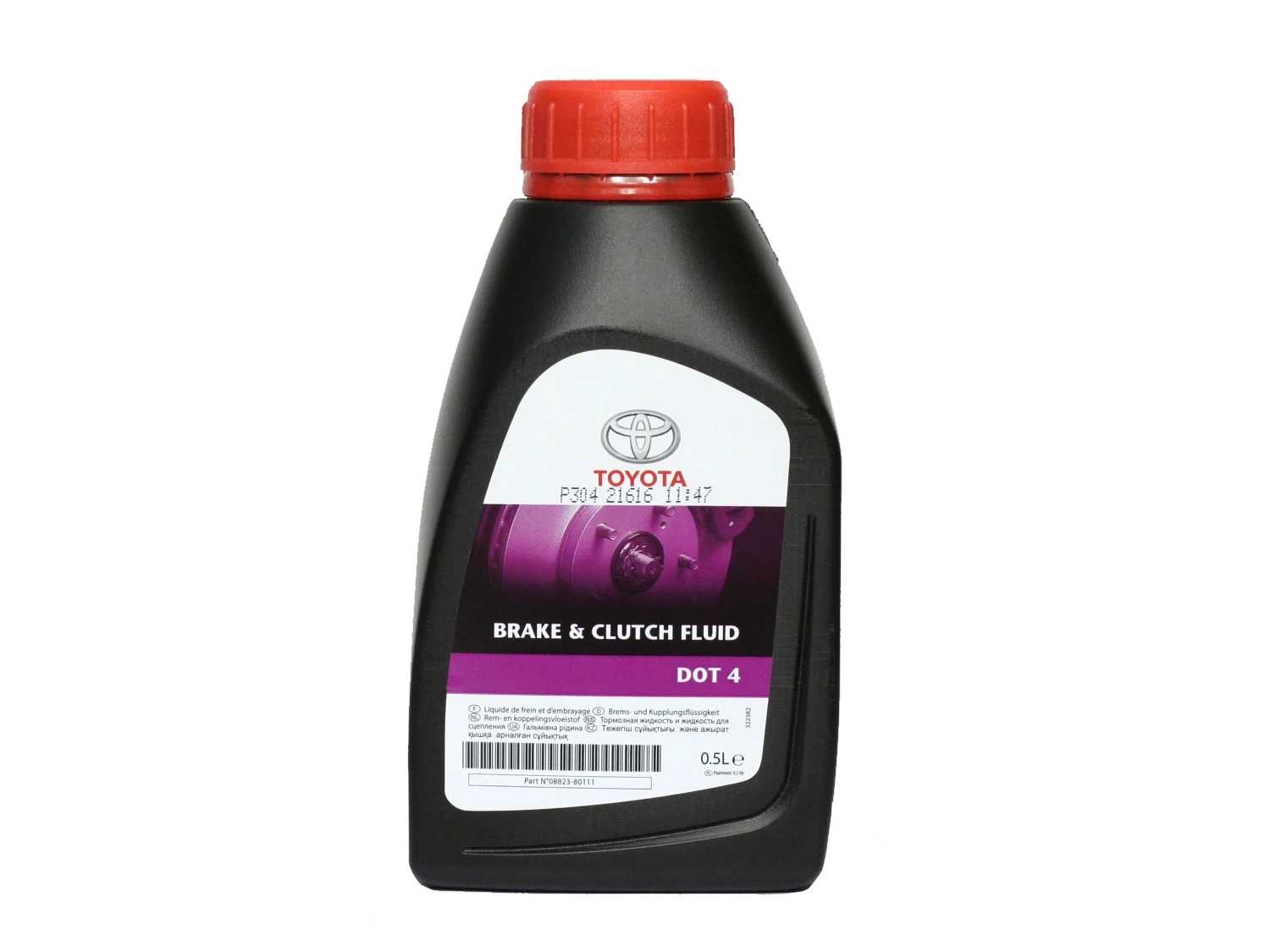 Bremsevæske DOT 4 Toyota Brake and Clutch | Genuine® Toyota Brake Fluid - 500 ml
