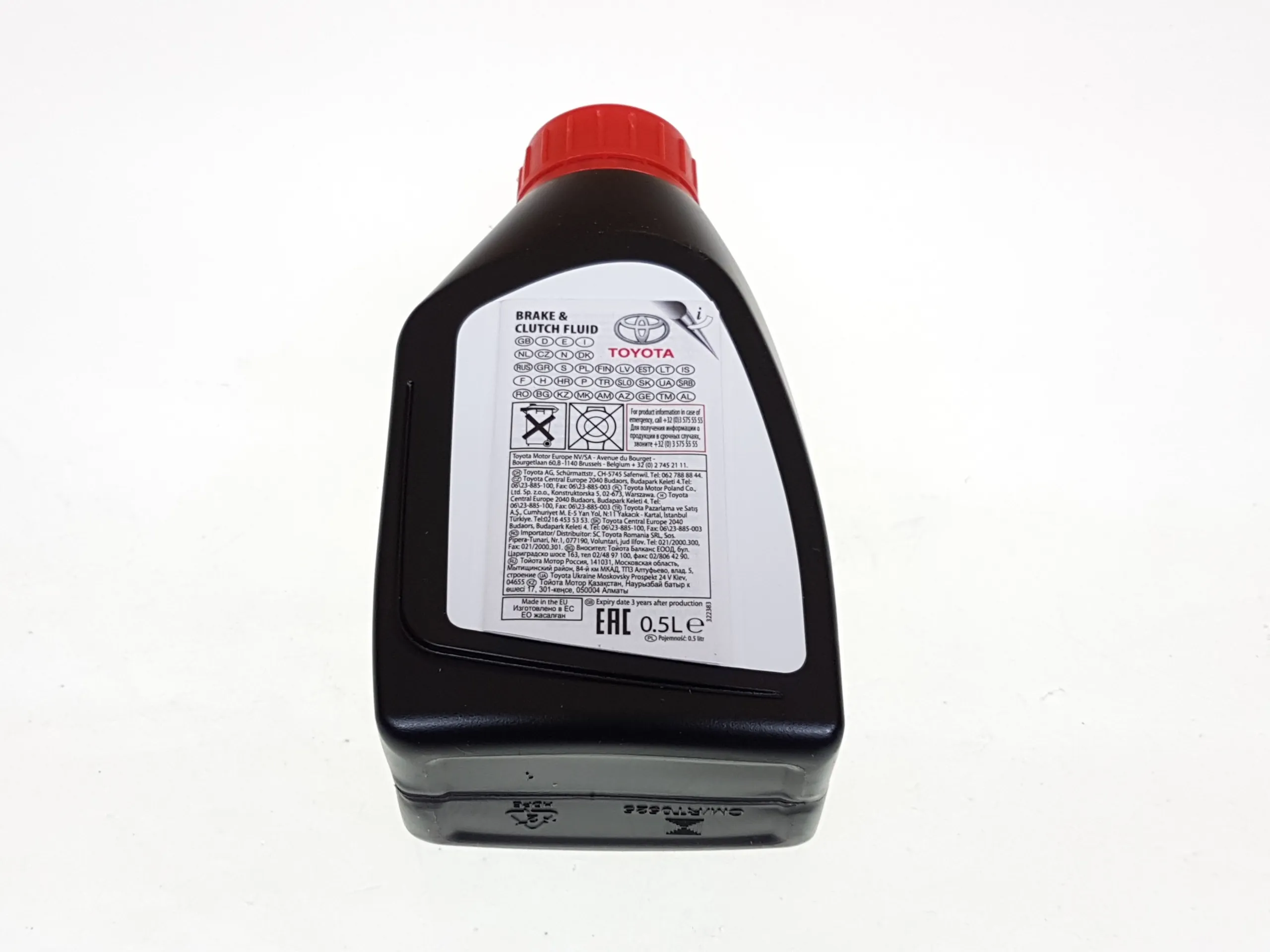 Bremsevæske DOT 4 Toyota Brake and Clutch | Genuine® Toyota Brake Fluid - 500 ml – bilde 3