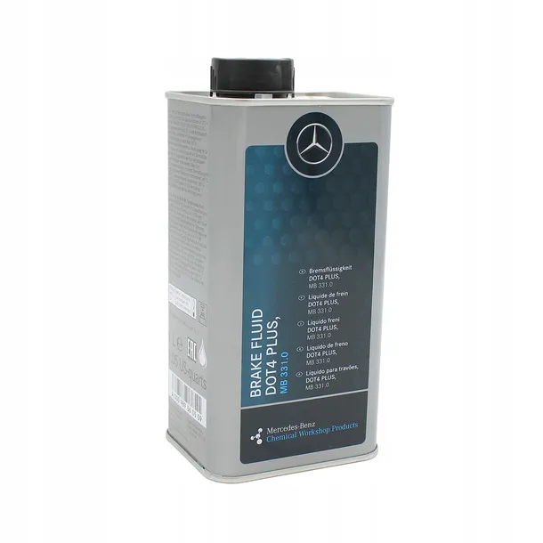 Bremsevæske Mercedes-Benz DOT 4 Plus MB 331.0 │ Genuine® Brake Fluid   - 1L Image 1