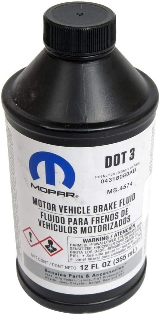 Bremsevæske Mopar DOT 3 │ Genuine® - 355 ml