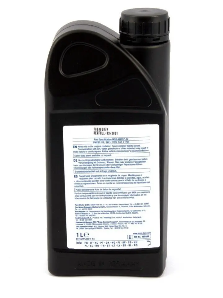 Bremsevæske Super DOT 4 Ford  │ Genuine® Hydraulic oil & brake fluid - 1L – bilde 3
