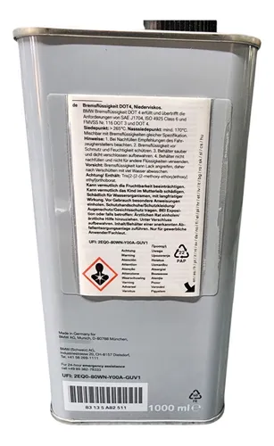 Bresmevæske DOT4 LV BMW  Low Viscosity Brake Fluid - 1000 ml – bilde 3