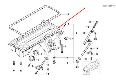 Bunnpanne BMW M3 (E46) │ Genuine® Oil Pan – bilde 4