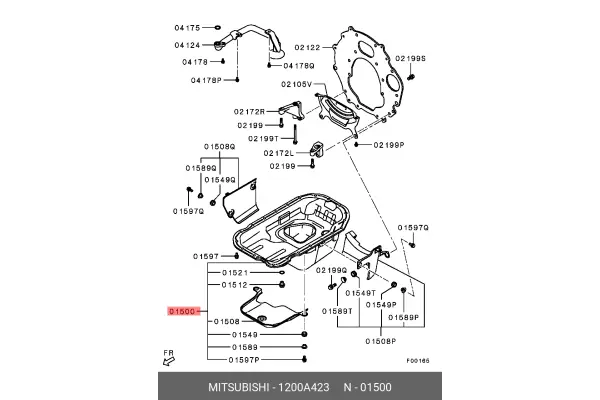 Bunnpanne Mitsubishi Pajero IV 3.2DID 2007 - 2018 │ Genuine® Engine Oil Pan – bilde 3