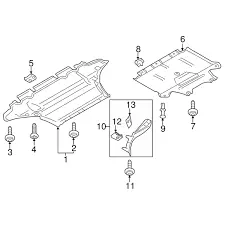 Bunnplate Audi A4 B8 / A5 8T / Q8 8R │ Genuine® Girkassedeksel - Gearbox bottom protection – bilde 2