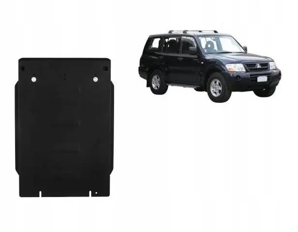 Bunnplate girkassedeksel stål Mitsubishi Pajero III 1999 - 2006