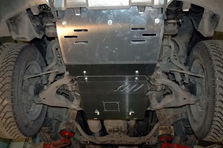 Bunnplate motordeksel Stål Toyota Land Cruiser J120 2002 - 2009 │ Motordeksel - Beskyttelse deksel under motor – bilde 4