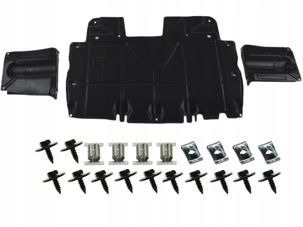 Bunnplate plast Alfa Romeo Mito 2008 - 2018 / Fiat Punto 2012 - 2018 │ bensin og diese - Motordeksel beskyttelseplate