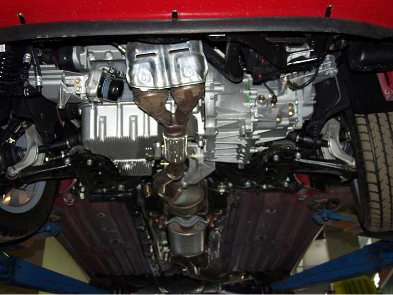Bunnplate stål Alfa Romeo 156 1997 - 2003 / Alfa Romeo 147 2000 - 2010 | Motordeksel - Beskyttelse deksel under motor – bilde 5