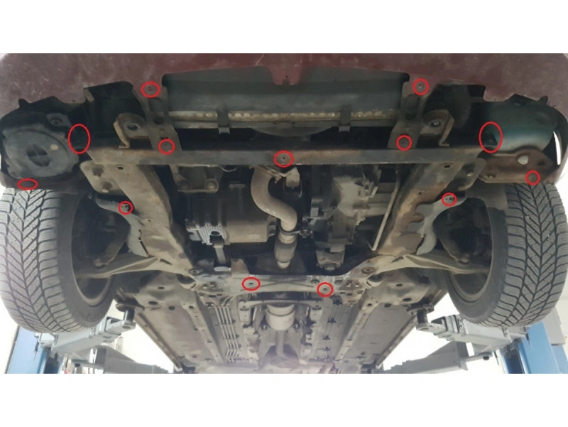 Bunnplate stål Alfa Romeo 159 2004 - 2011 | Motordeksel - Beskyttelse deksel under motor – bilde 4