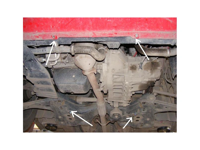 Bunnplate stål Alfa Romeo MiTo 2008 - 2018 │ Motordeksel - Beskyttelse deksel under motor – bilde 4