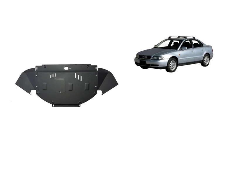 Bunnplate stål Audi A4 B5 1995 - 2000 / VW Passat B5 1997 - 2000 | Motordeksel - Beskyttelse deksel under motor
