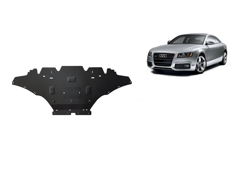 Bunnplate stål Audi A4 B8 2008 - 2015 / Audi A5 8T 2007 - 2016 │ Motordeksel - Beskyttelse deksel under motor – bilde 6