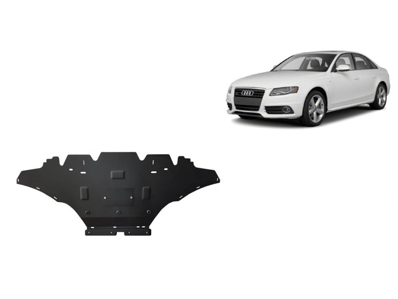 Bunnplate stål Audi A4 B8 2008 - 2015 / Audi A5 8T 2007 - 2016 │ Motordeksel - Beskyttelse deksel under motor – bilde 7