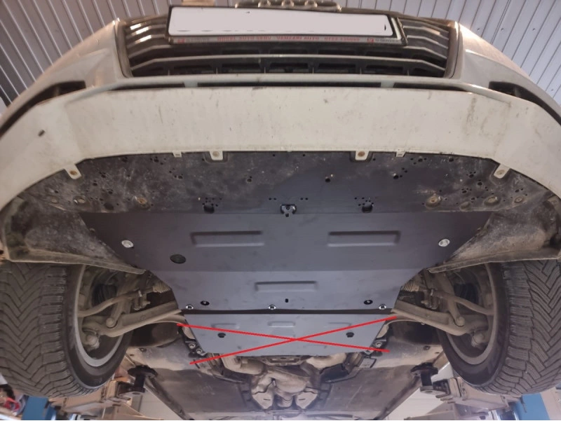 Bunnplate stål Audi A4 B9 2015 - 2024 | Motordeksel - Beskyttelse deksel under motor – bilde 5
