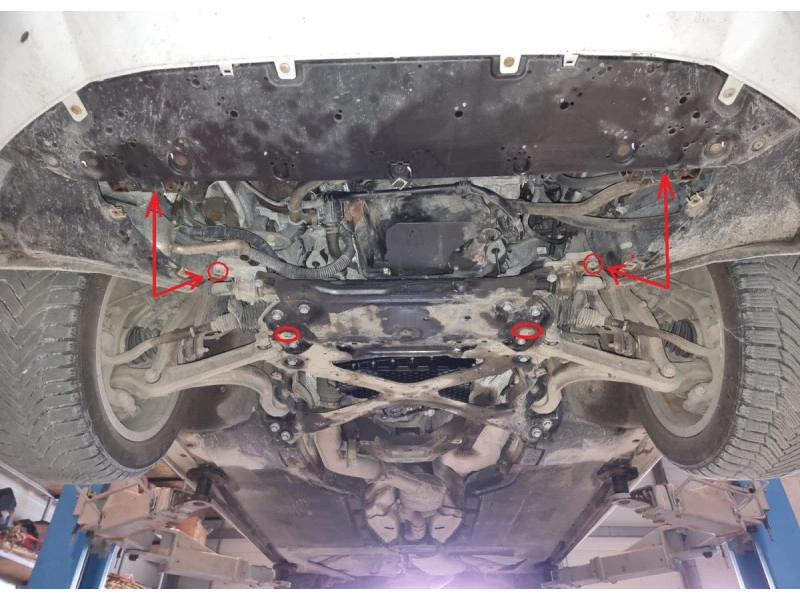 Bunnplate stål Audi A4 B9 2015 - 2024 | Motordeksel - Beskyttelse deksel under motor – bilde 6