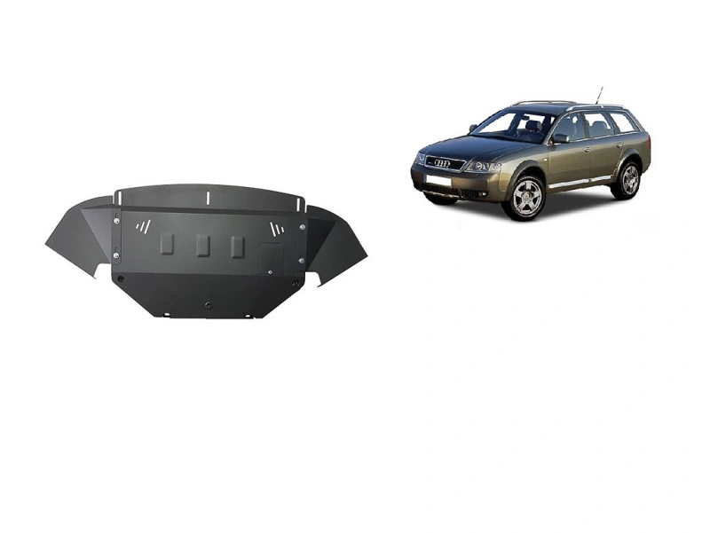 Bunnplate stål Audi A6 / Audi A4 / VW Passat │ Motordeksel - Beskyttelse deksel under motor