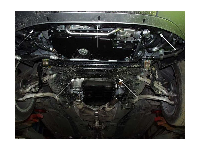 Bunnplate stål Audi A6 / Audi A4 / VW Passat │ Motordeksel - Beskyttelse deksel under motor – bilde 6
