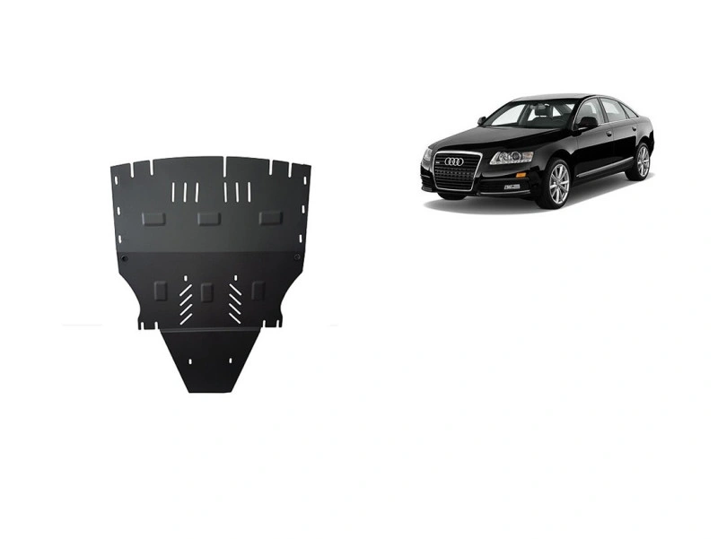 Bunnplate stål Audi A6 C6 2004 - 2011 | Motordeksel - Beskyttelse deksel under motor