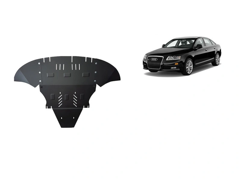 Bunnplate stål Audi A6 C6 2004 - 2011 | Motordeksel - Beskyttelse deksel under motor – bilde 3